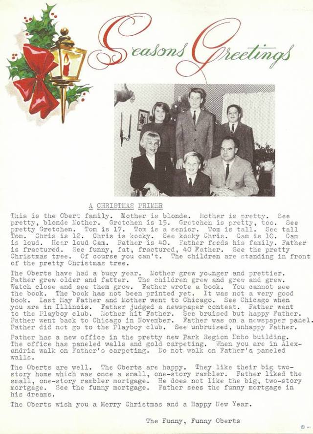 '64 christmas letter