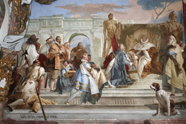 Residenz Würzburg Kaisersaal _ Deckenbilder G.B.Tiepolo